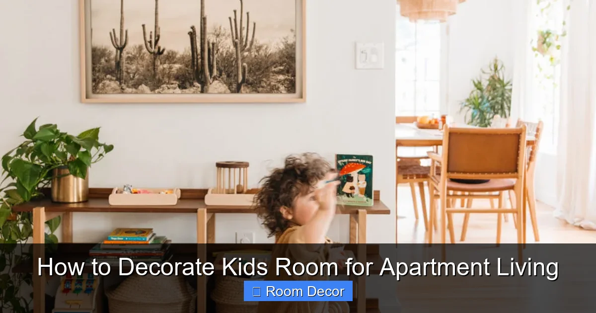 How to Decorate Kids Room for Apartment Living