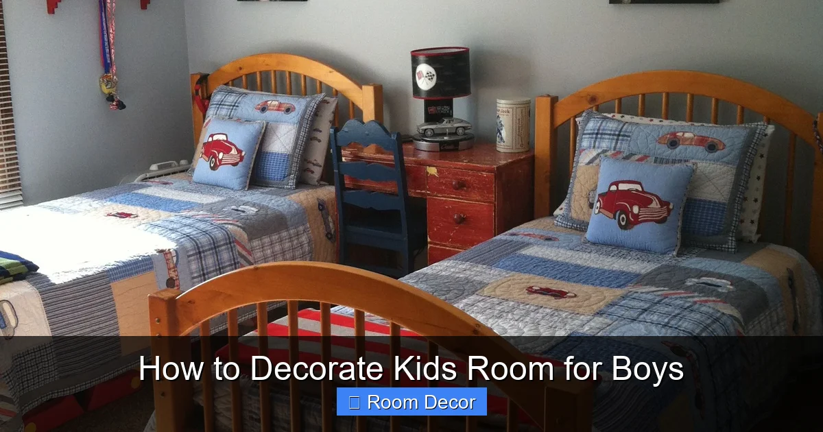 How to Decorate Kids Room for Boys