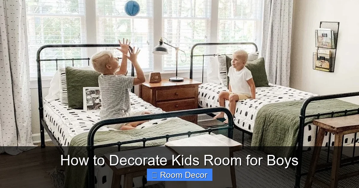 How to Decorate Kids Room for Boys