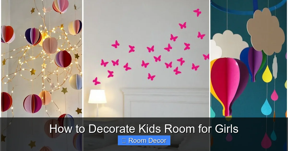 How to Decorate Kids Room for Girls