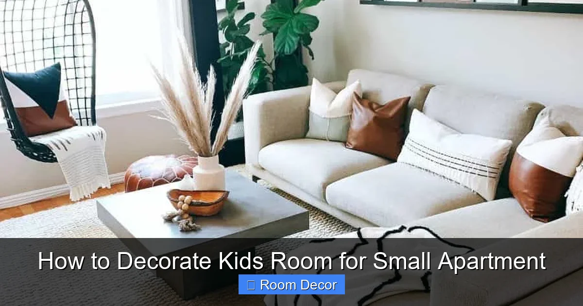 How to Decorate Kids Room for Small Apartment