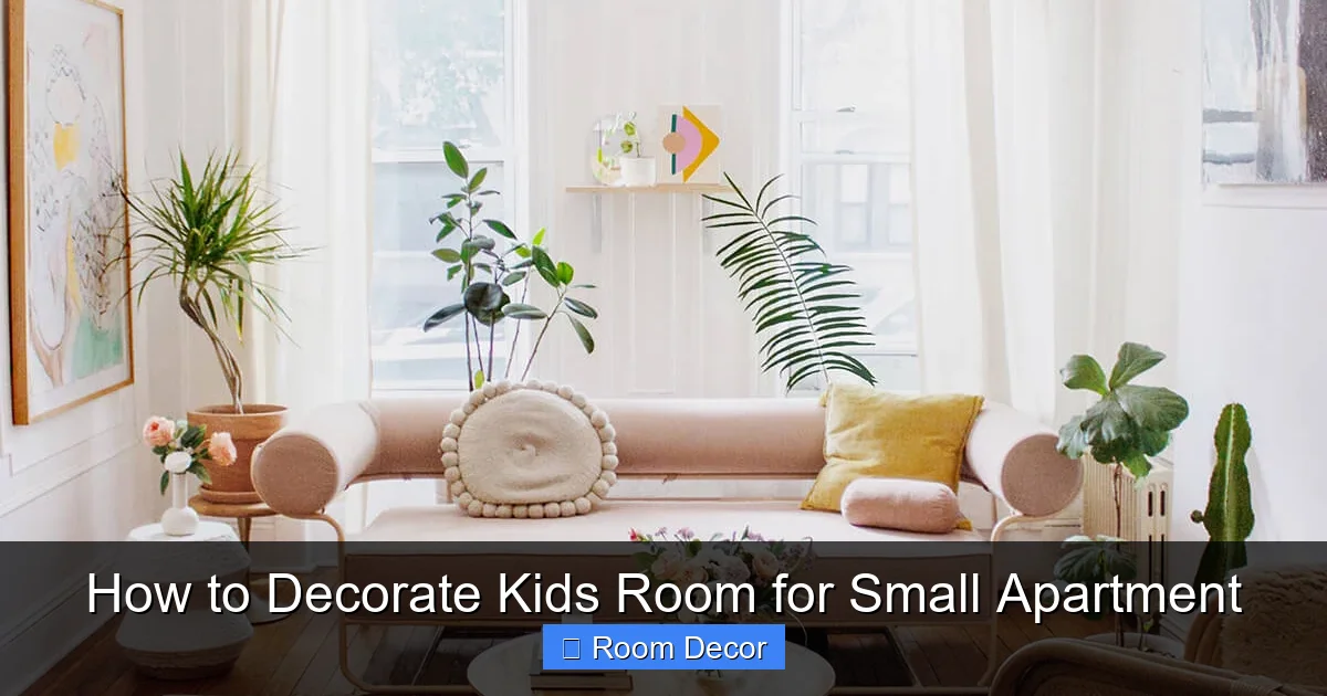 How to Decorate Kids Room for Small Apartment