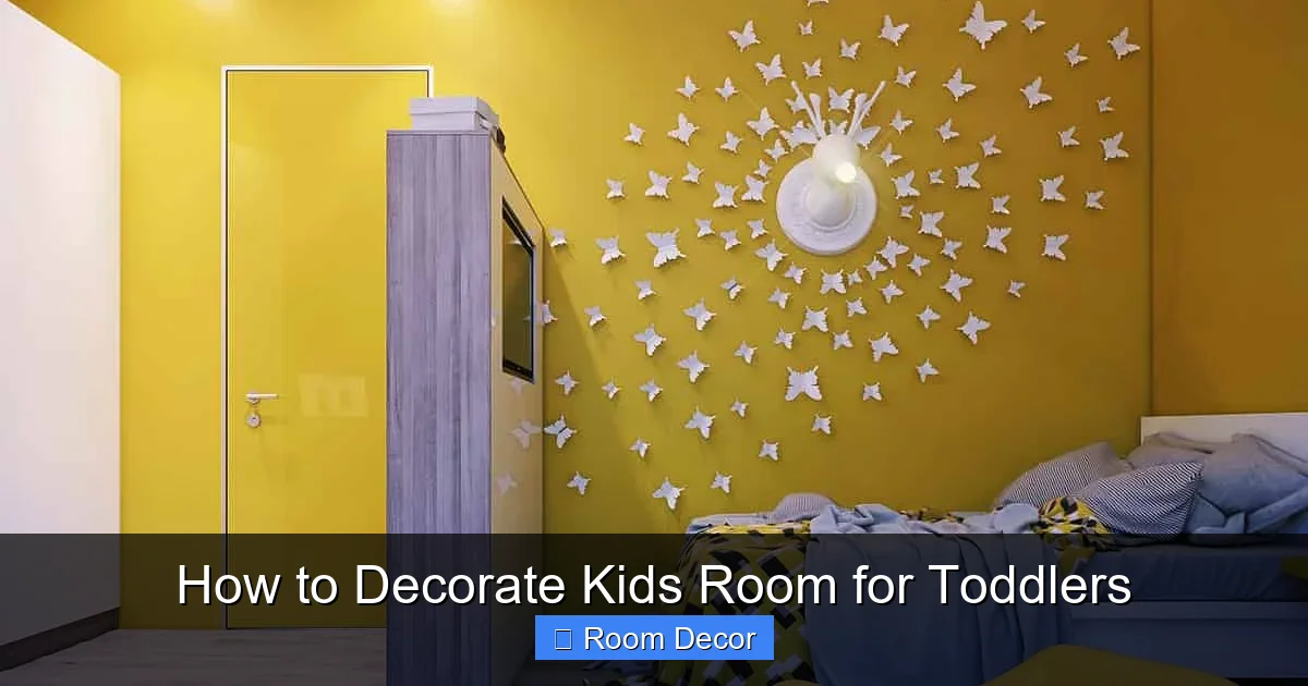 How to Decorate Kids Room for Toddlers