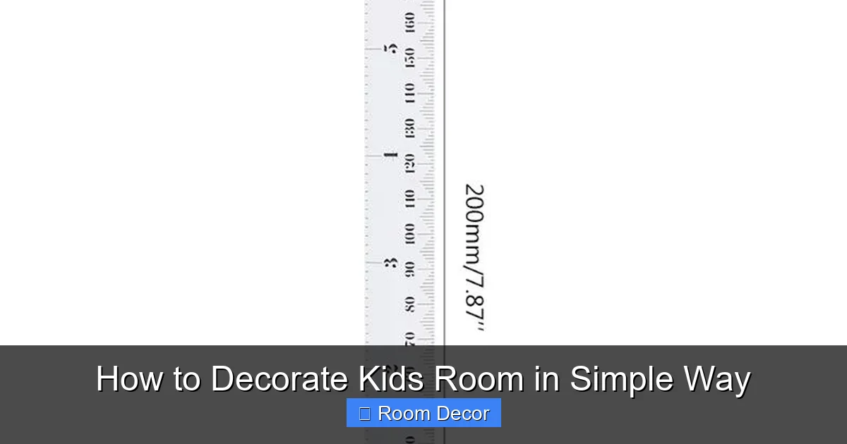 How to Decorate Kids Room in Simple Way