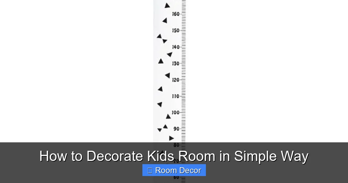 How to Decorate Kids Room in Simple Way