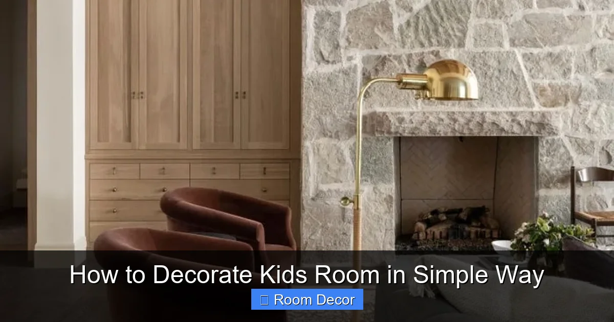 How to Decorate Kids Room in Simple Way