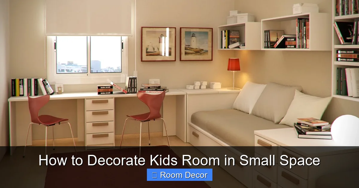 How to Decorate Kids Room in Small Space