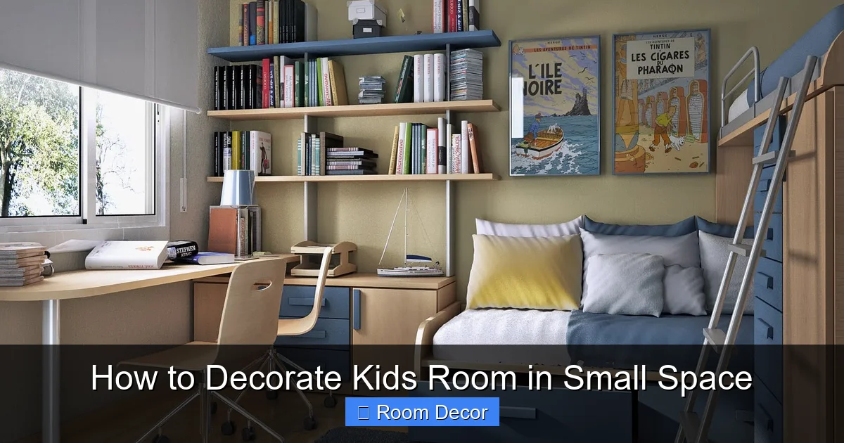 How to Decorate Kids Room in Small Space