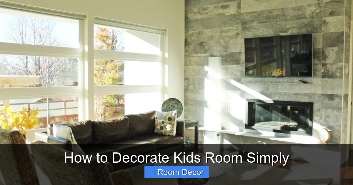 How to Decorate Kids Room Simply