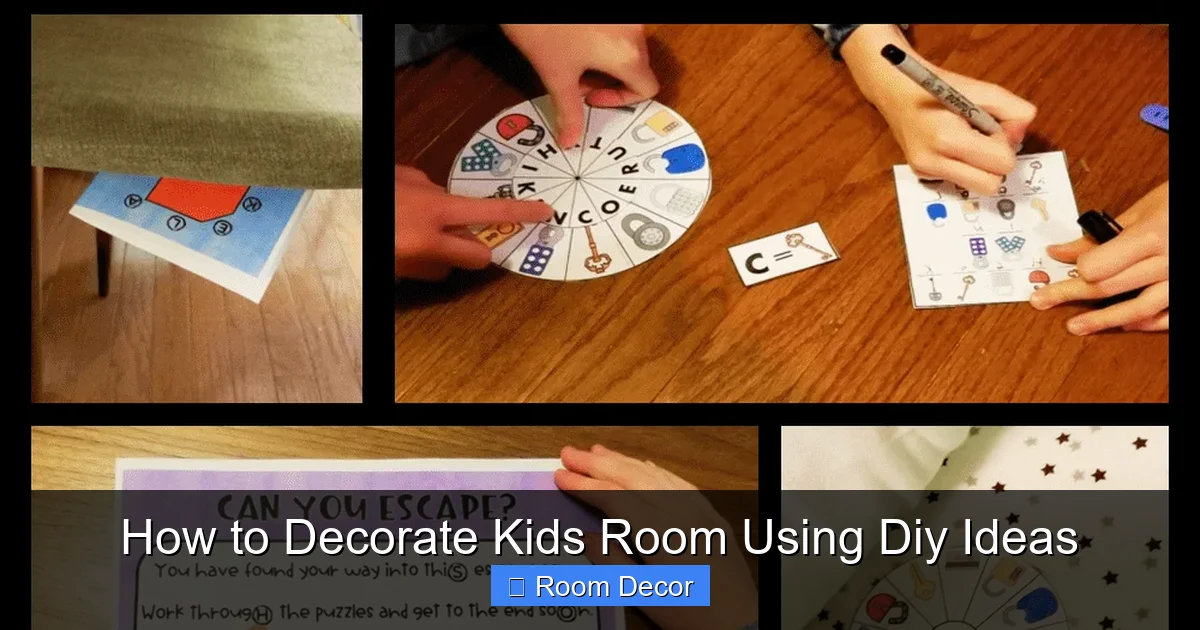 How to Decorate Kids Room Using Diy Ideas