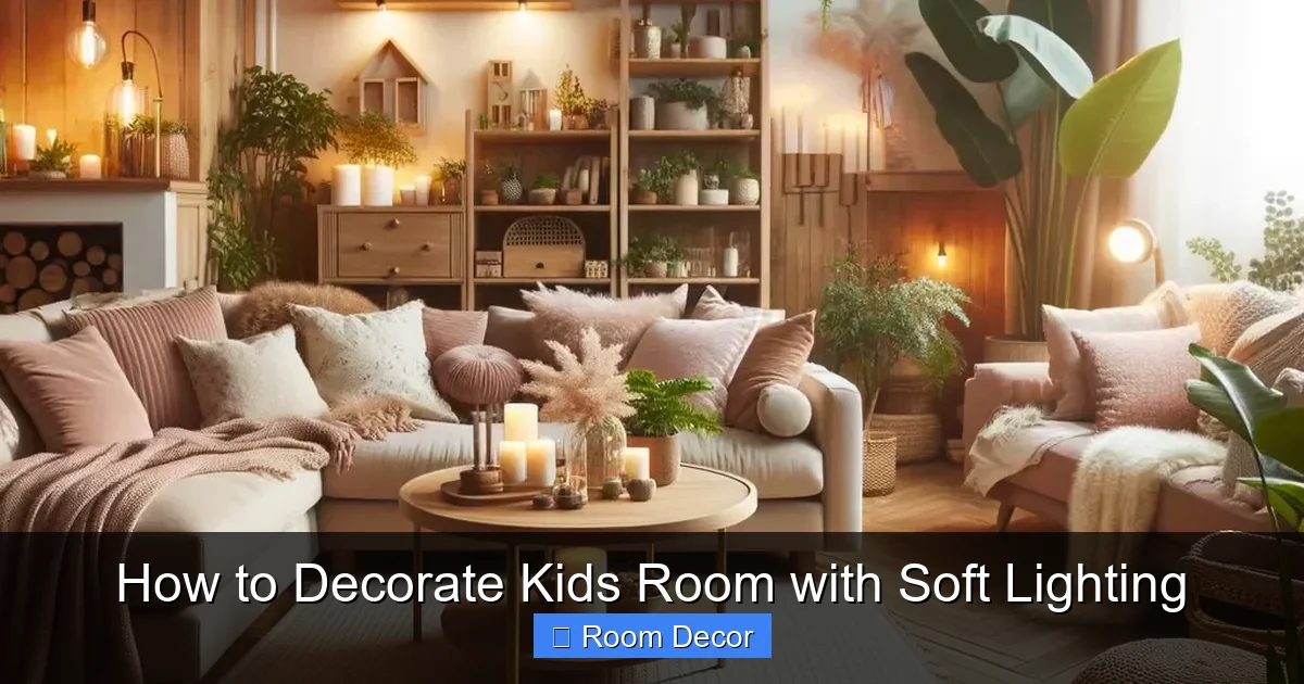 How to Decorate Kids Room with Soft Lighting