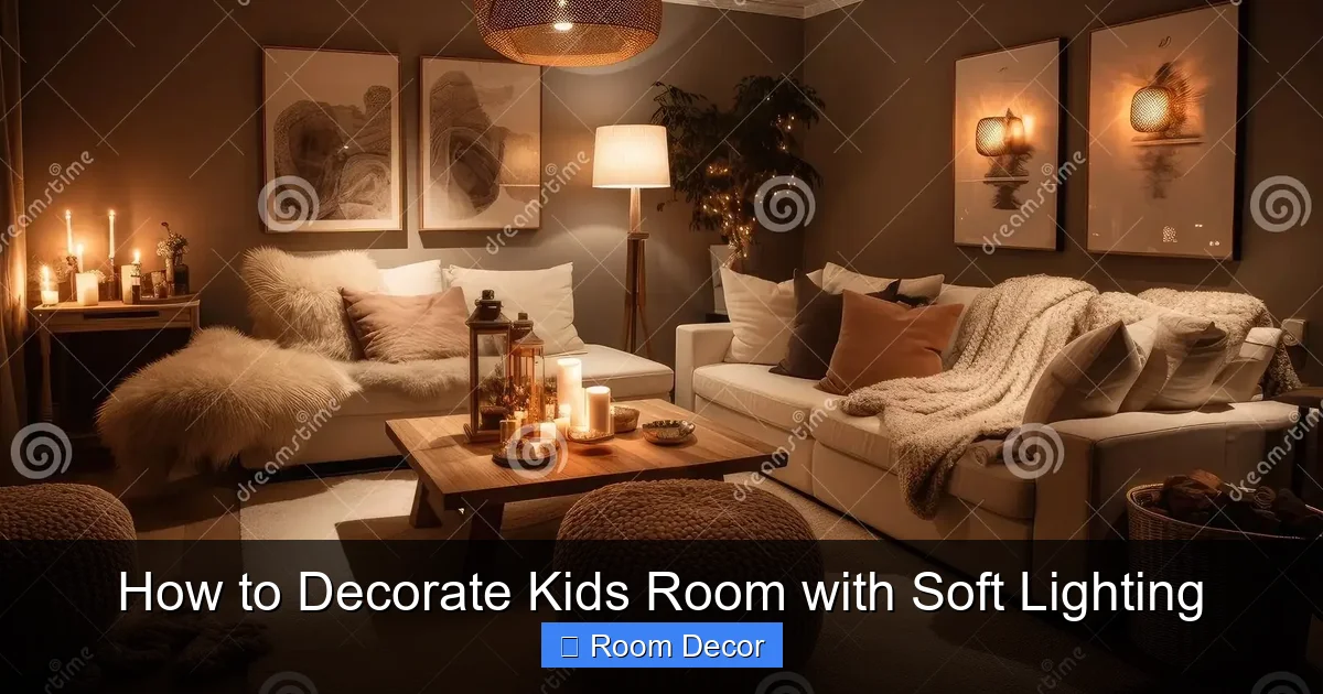 How to Decorate Kids Room with Soft Lighting