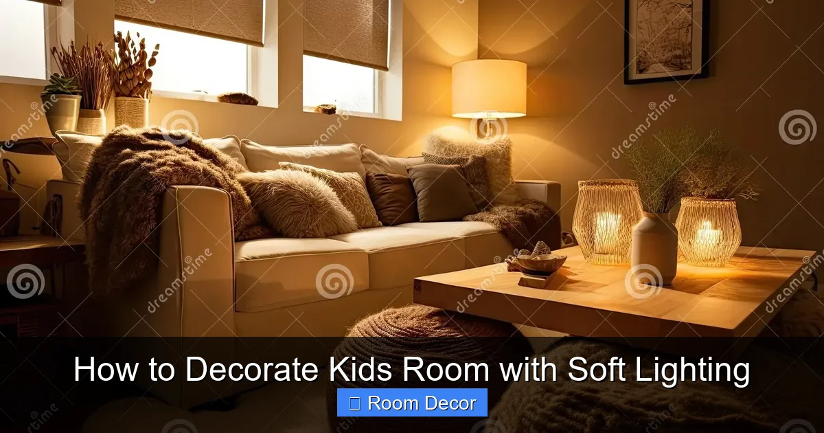 How to Decorate Kids Room with Soft Lighting
