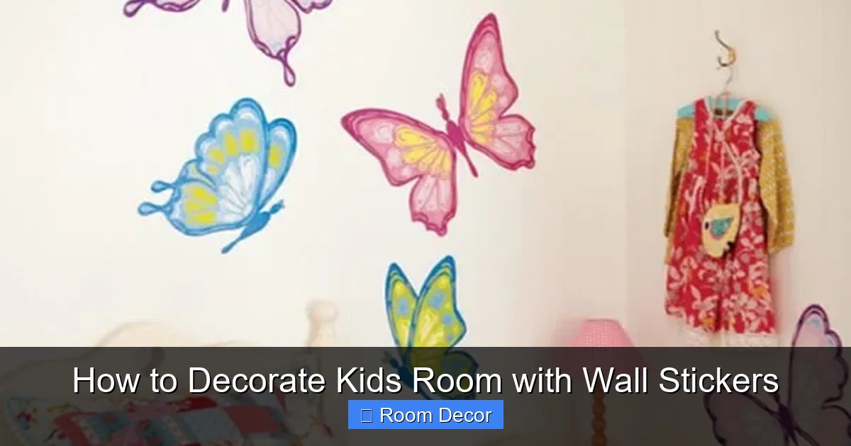 How to Decorate Kids Room with Wall Stickers