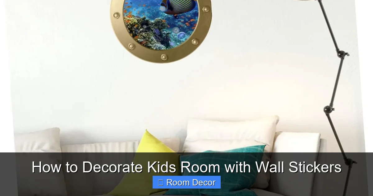 How to Decorate Kids Room with Wall Stickers