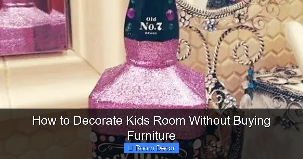 How to Decorate Kids Room Without Buying Furniture