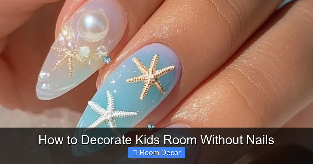 How to Decorate Kids Room Without Nails