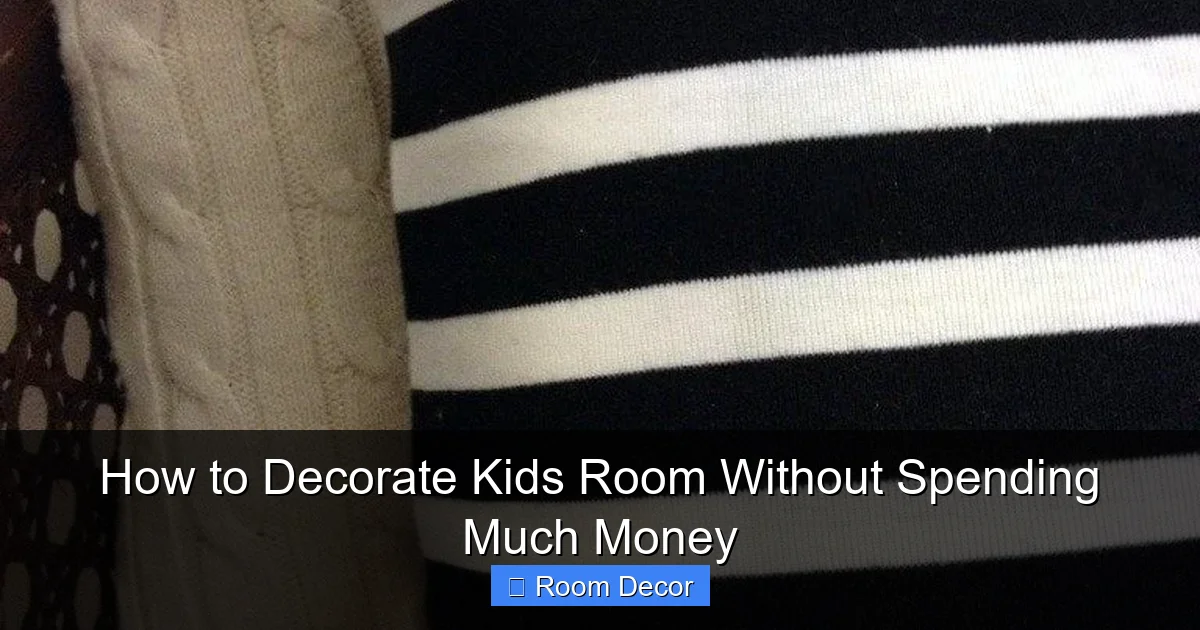 How to Decorate Kids Room Without Spending Much Money