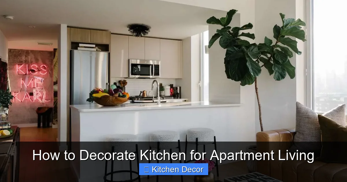 How to Decorate Kitchen for Apartment Living