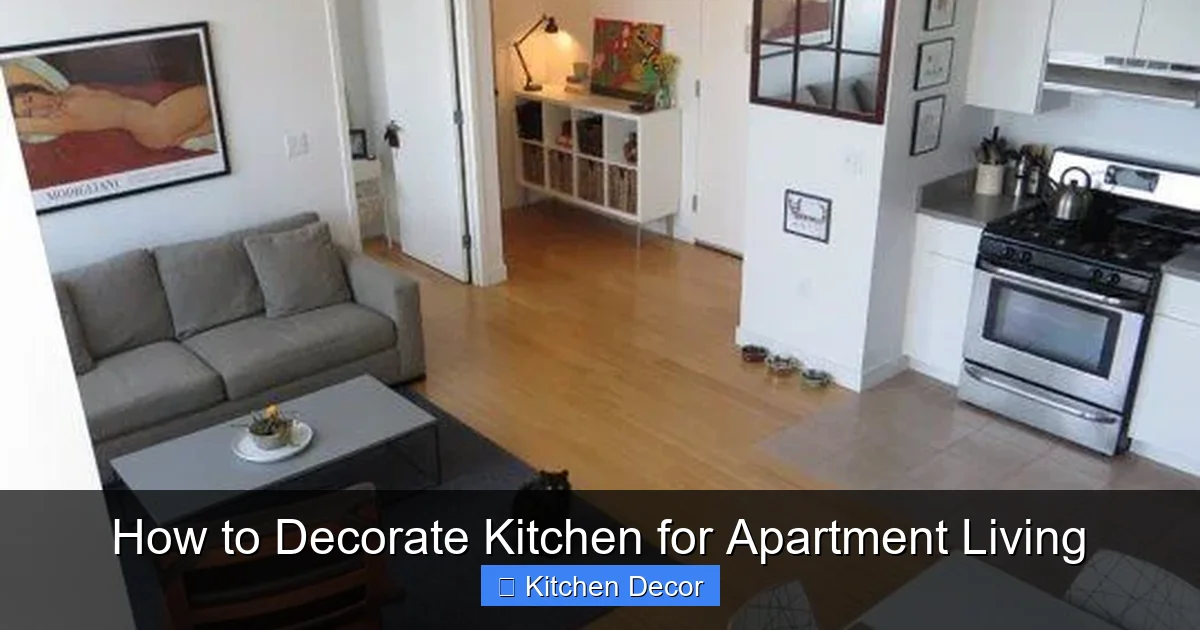 How to Decorate Kitchen for Apartment Living