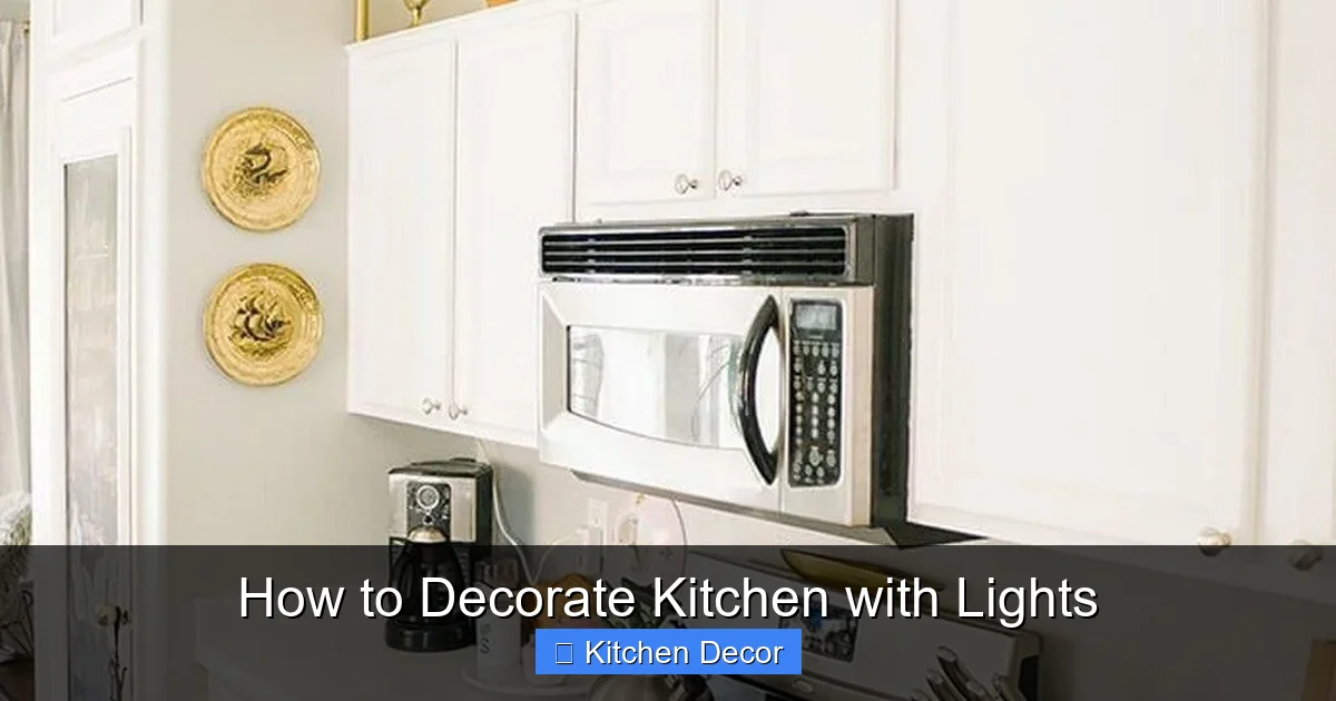 How to Decorate Kitchen with Lights
