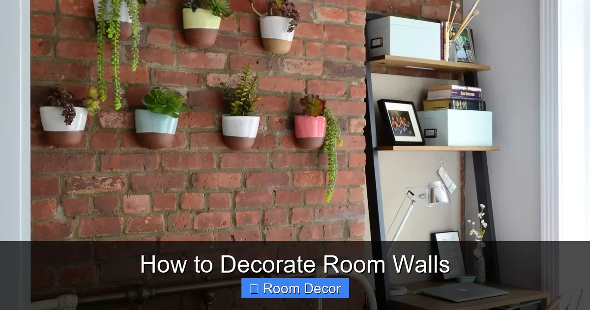 How to Decorate Room Walls