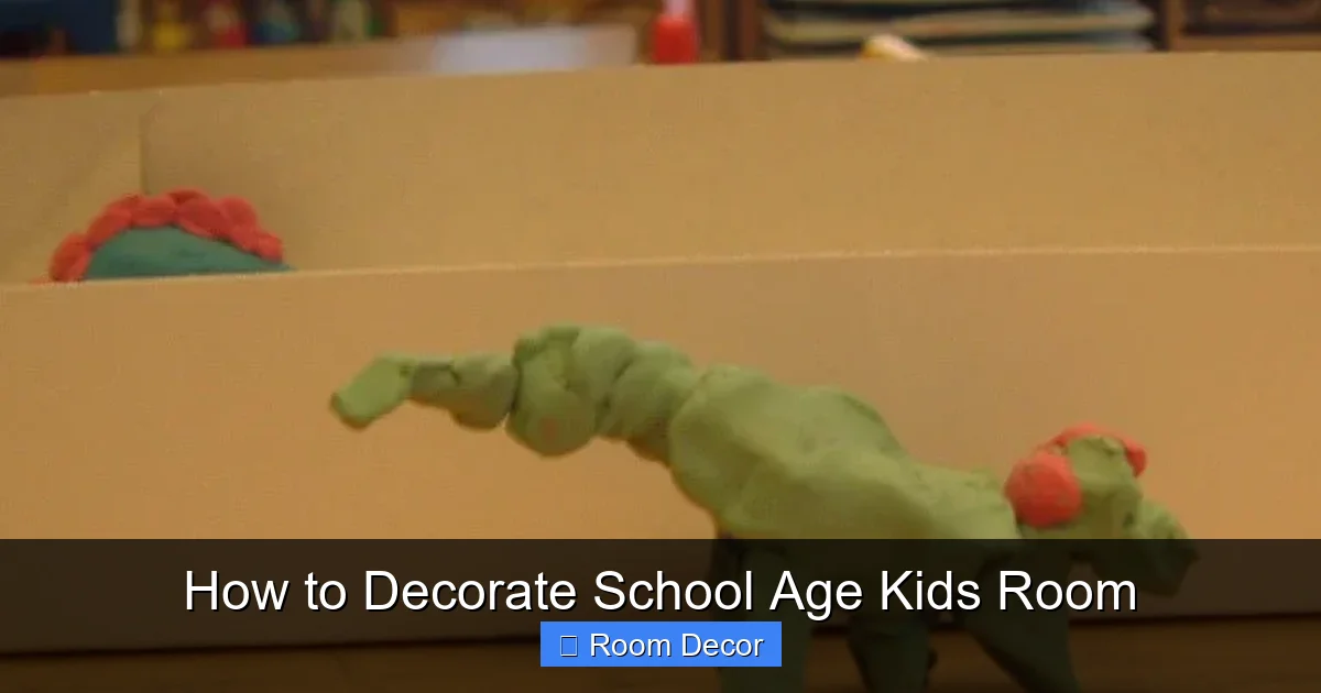 How to Decorate School Age Kids Room