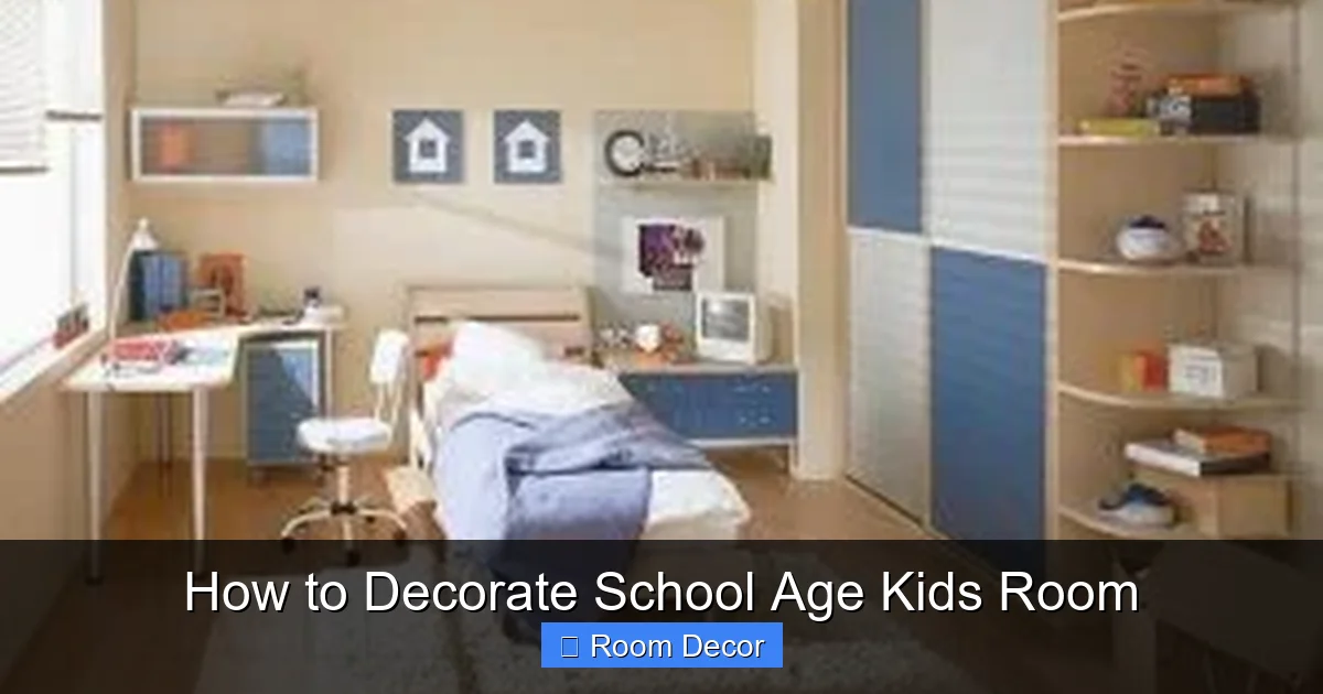 How to Decorate School Age Kids Room