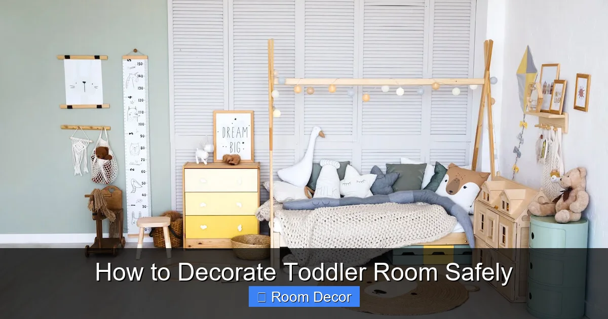How to Decorate Toddler Room Safely