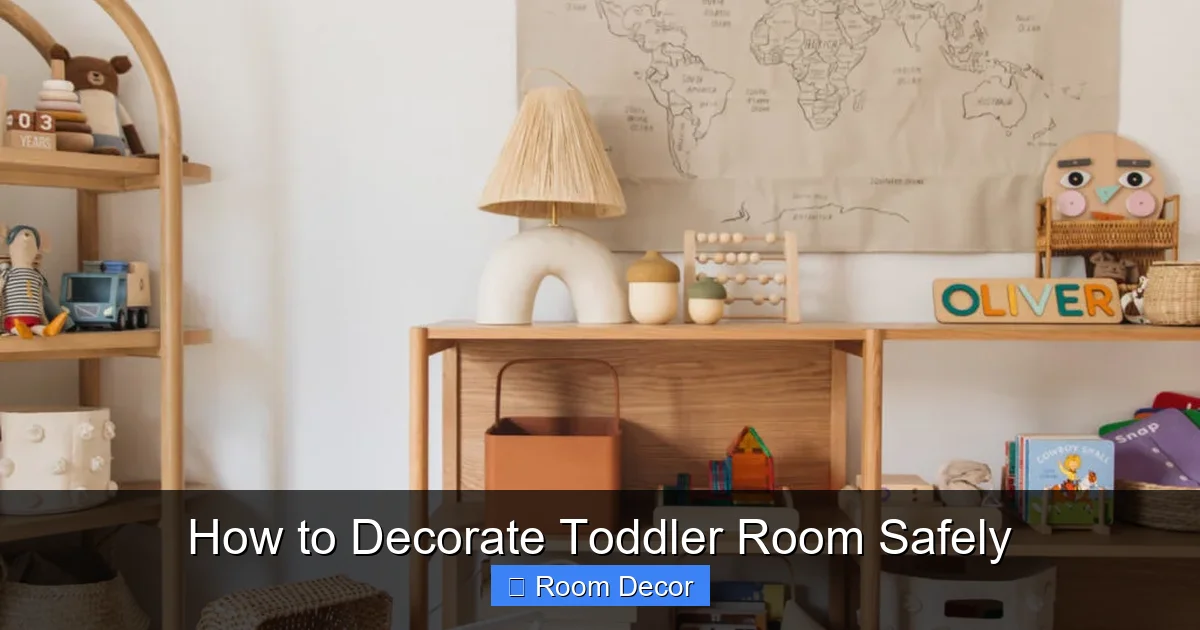 How to Decorate Toddler Room Safely
