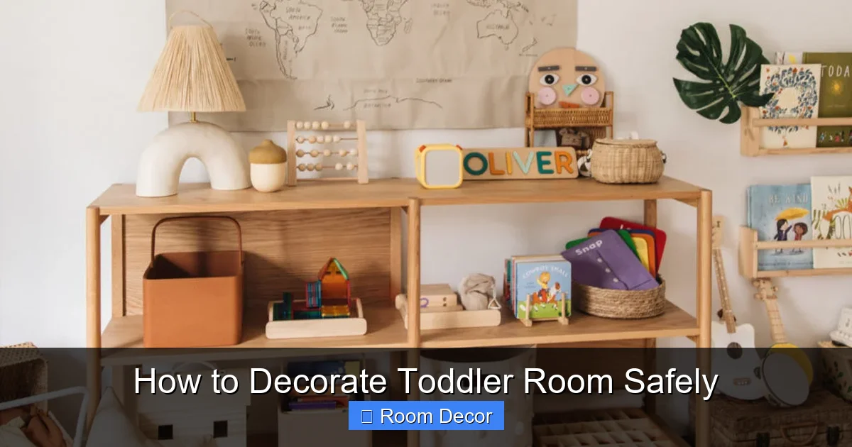 How to Decorate Toddler Room Safely