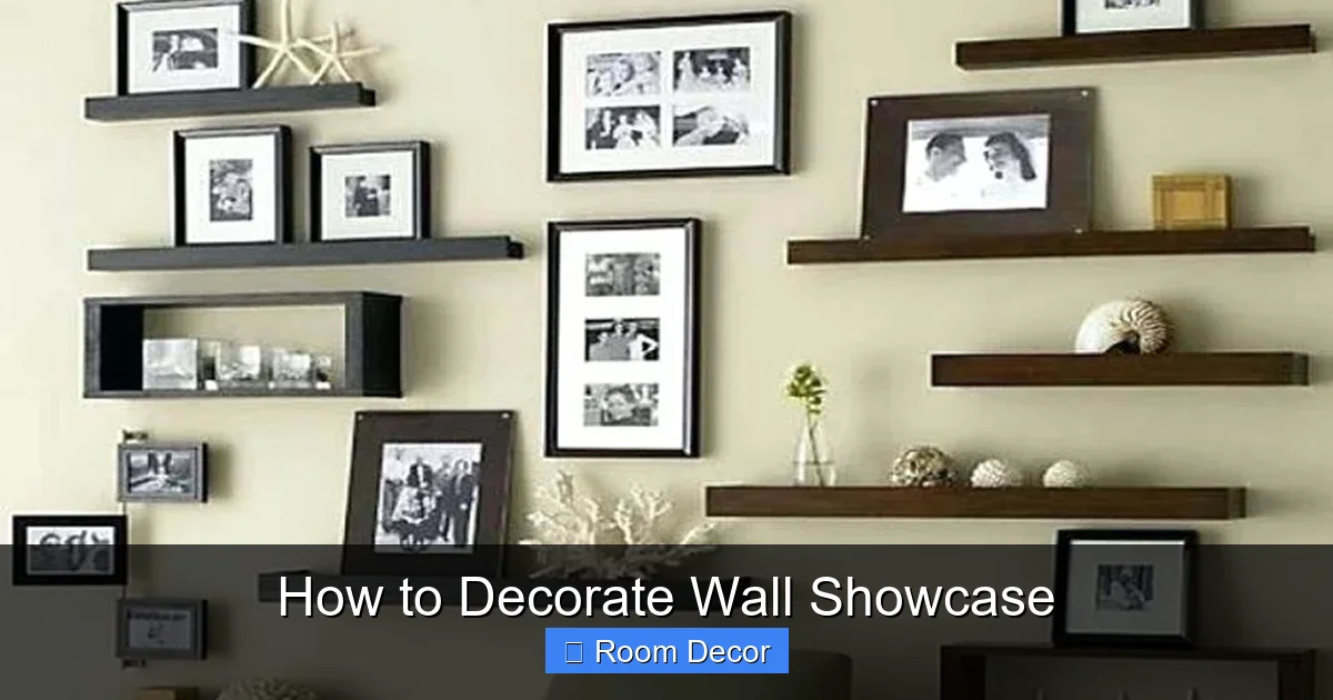 How to Decorate Wall Showcase