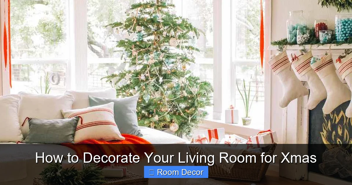How to Decorate Your Living Room for Xmas