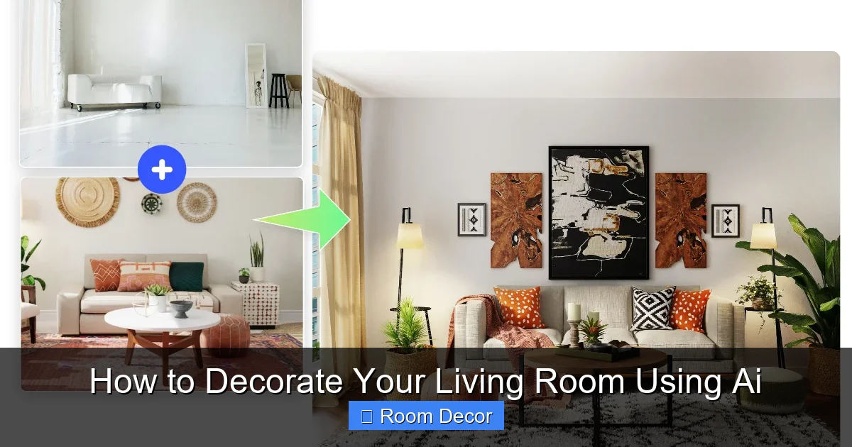How to Decorate Your Living Room Using Ai
