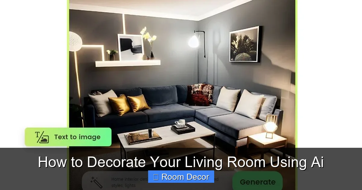 How to Decorate Your Living Room Using Ai