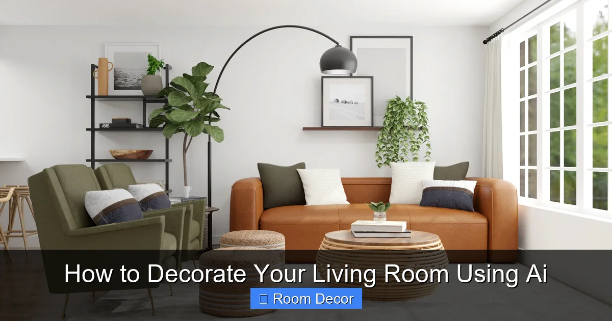 How to Decorate Your Living Room Using Ai