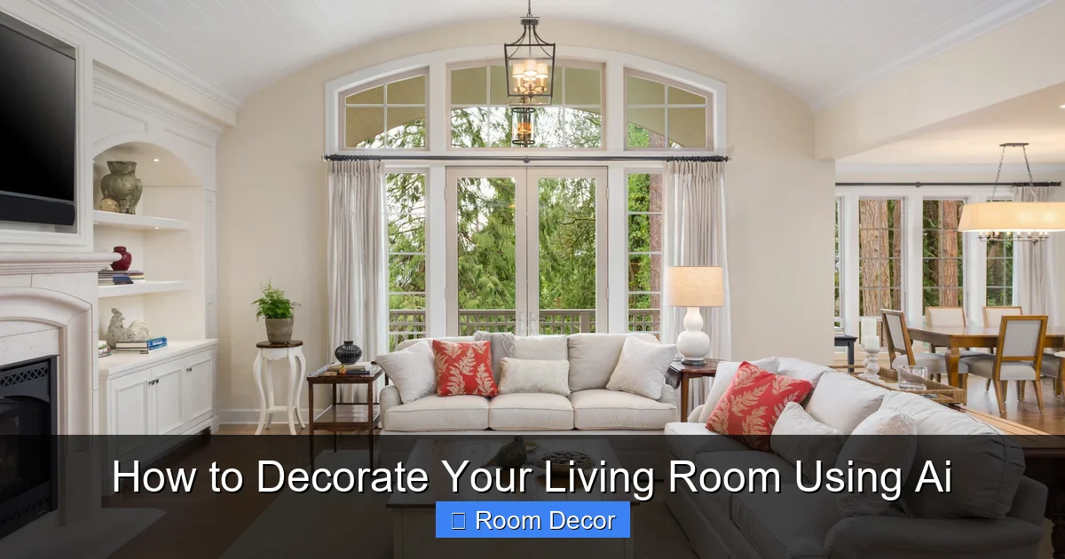 How to Decorate Your Living Room Using Ai