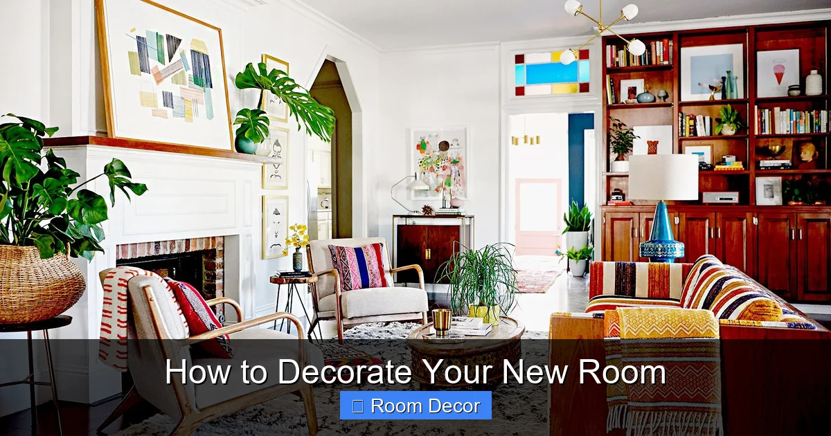 How to Decorate Your New Room