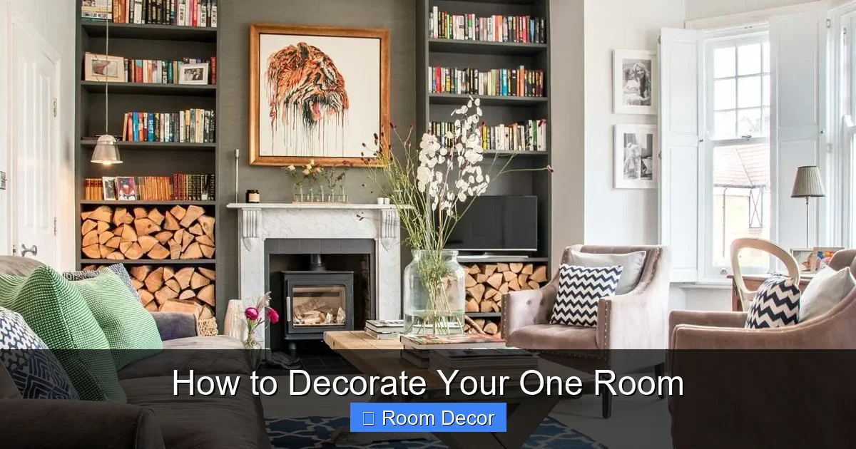 How to Decorate Your One Room