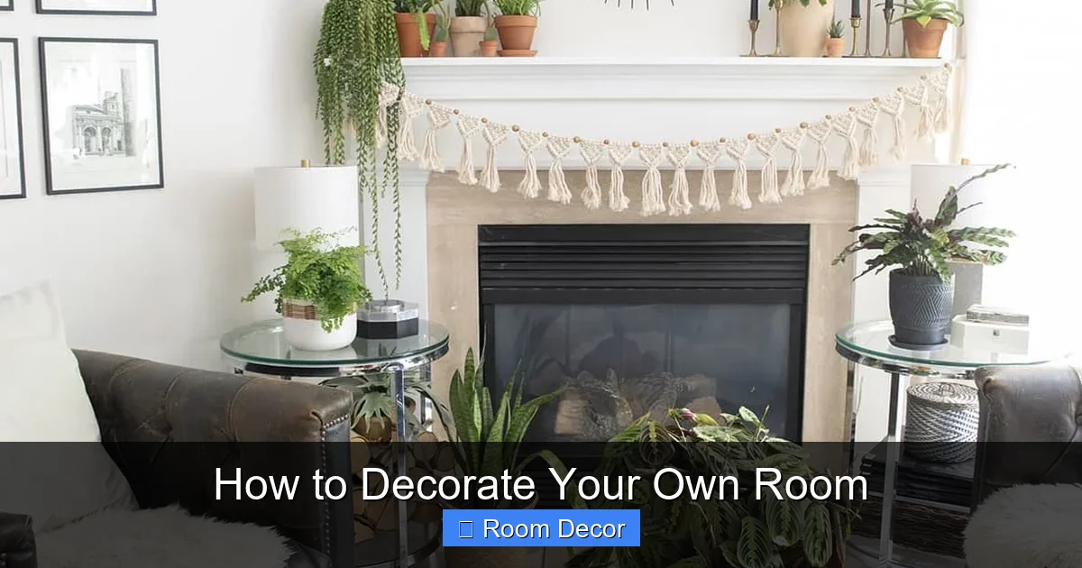 How to Decorate Your Own Room