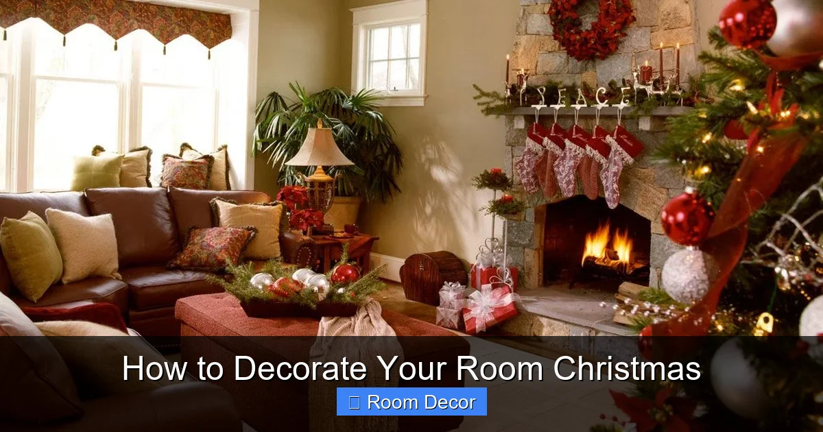 How to Decorate Your Room Christmas