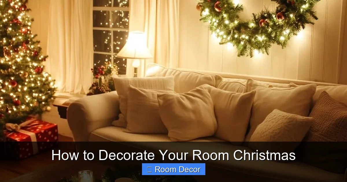 How to Decorate Your Room Christmas