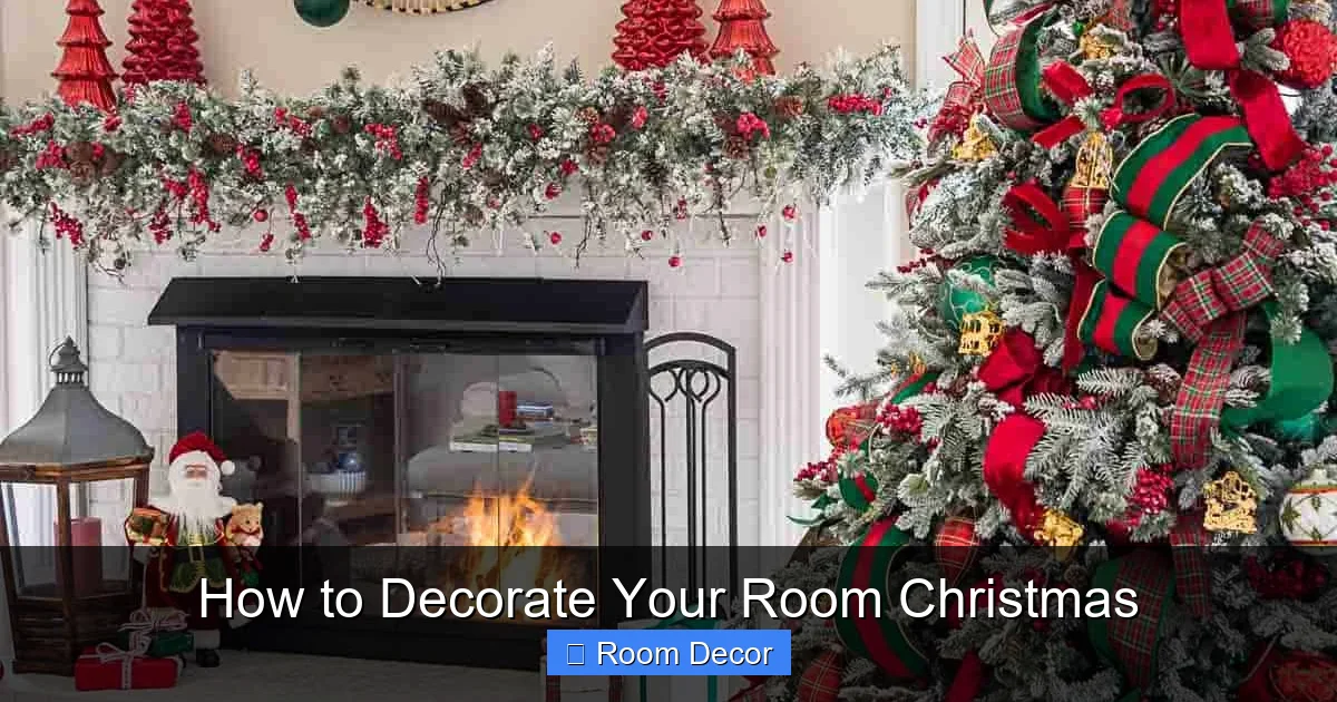How to Decorate Your Room Christmas