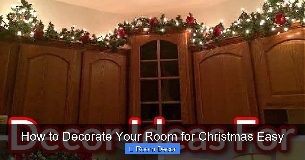 How to Decorate Your Room for Christmas Easy
