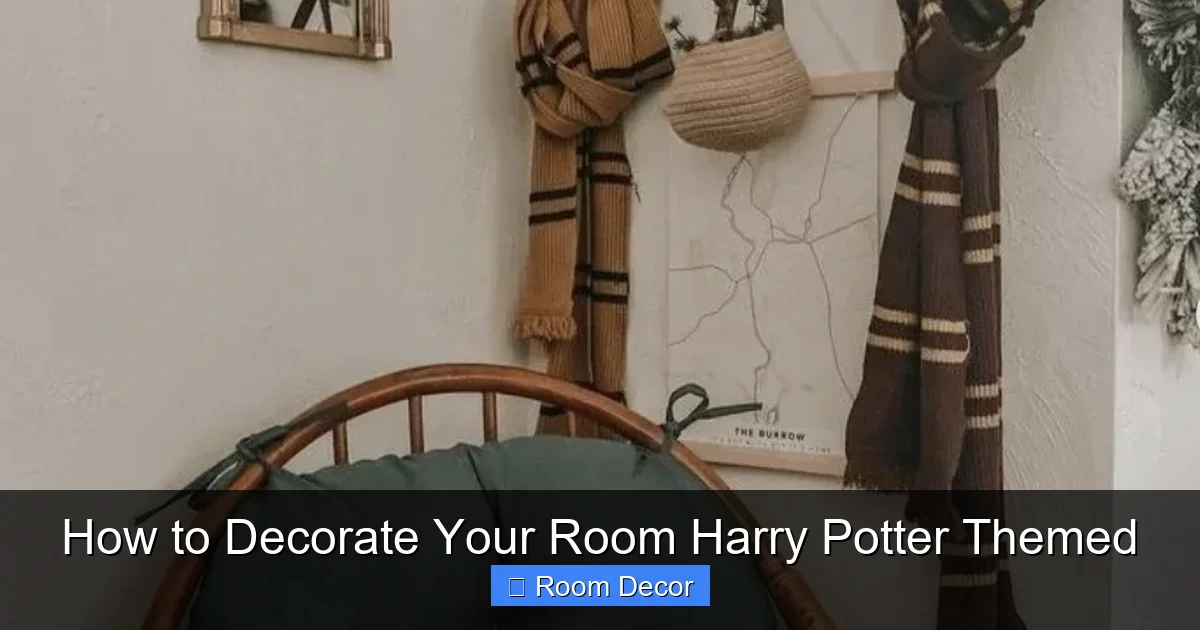 How to Decorate Your Room Harry Potter Themed