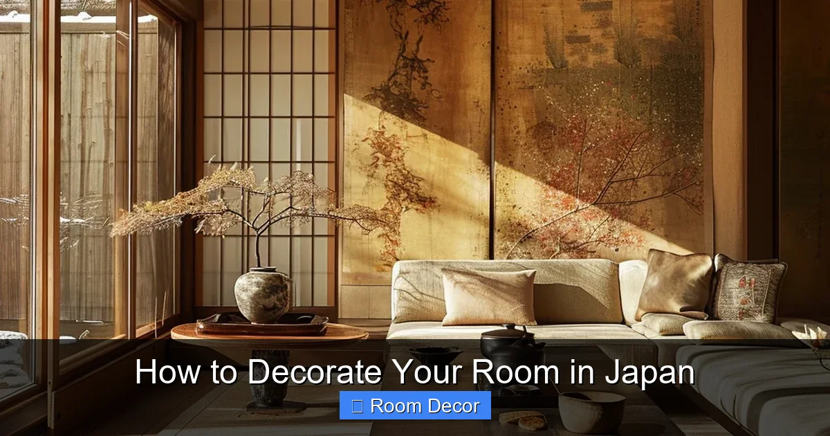 How to Decorate Your Room in Japan