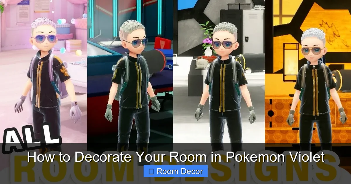 How to Decorate Your Room in Pokemon Violet