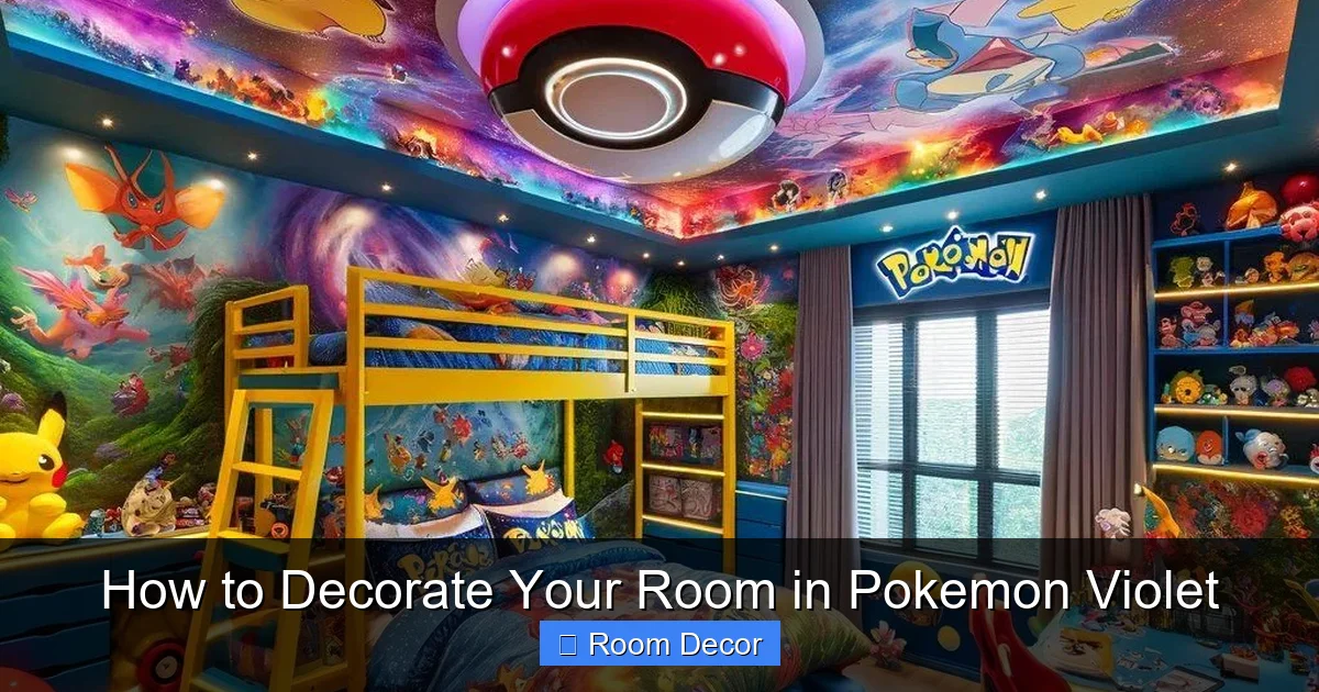 How to Decorate Your Room in Pokemon Violet