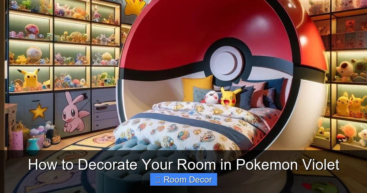 How to Decorate Your Room in Pokemon Violet