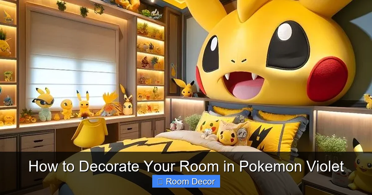 How to Decorate Your Room in Pokemon Violet